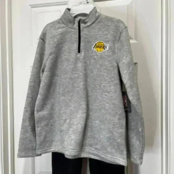 NEW Los Angeles Lakers‎ Basketball Jogger Set Logo Sweats Boys Sz 14/16 NWT - Picture 12 of 12